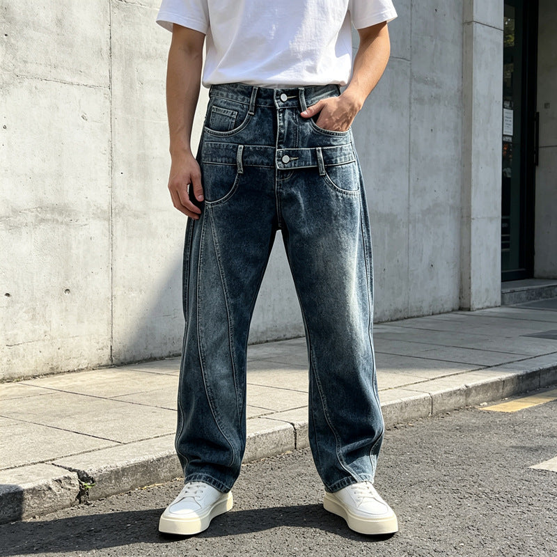Women Oversized Jeans Mune Fashion
