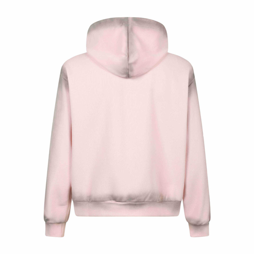 Unisex hooded jacket with full zip, large typo print and kangaroo pocket Mune Fashion