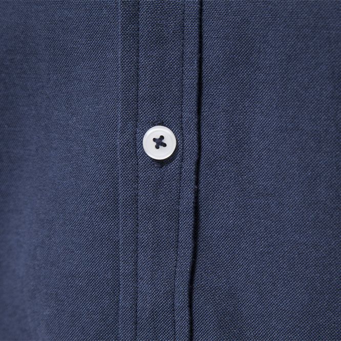 Men's elegant long-sleeve shirt made of Oxford fabric with a Kent collar and cuffed sleeves Mune Fashion