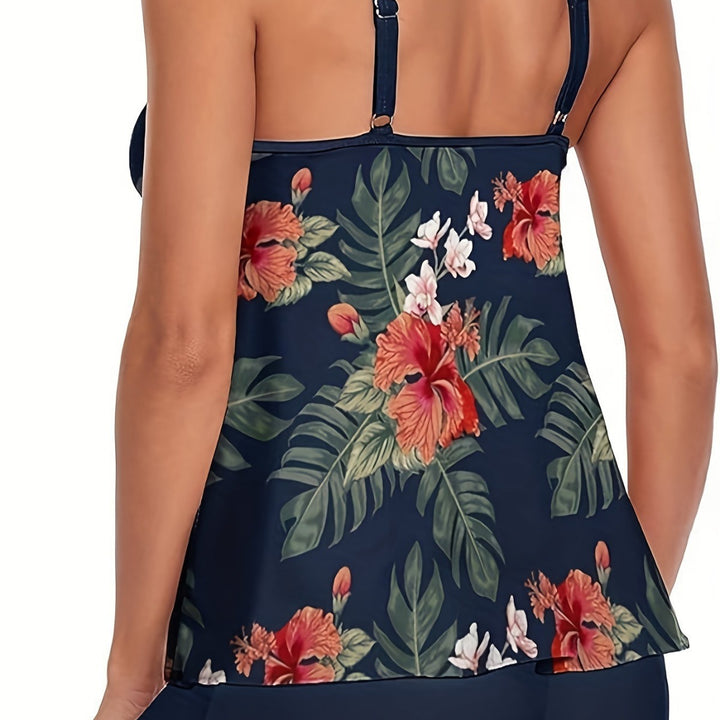 Women’s tankini with floral design and loose fit Mune Fashion