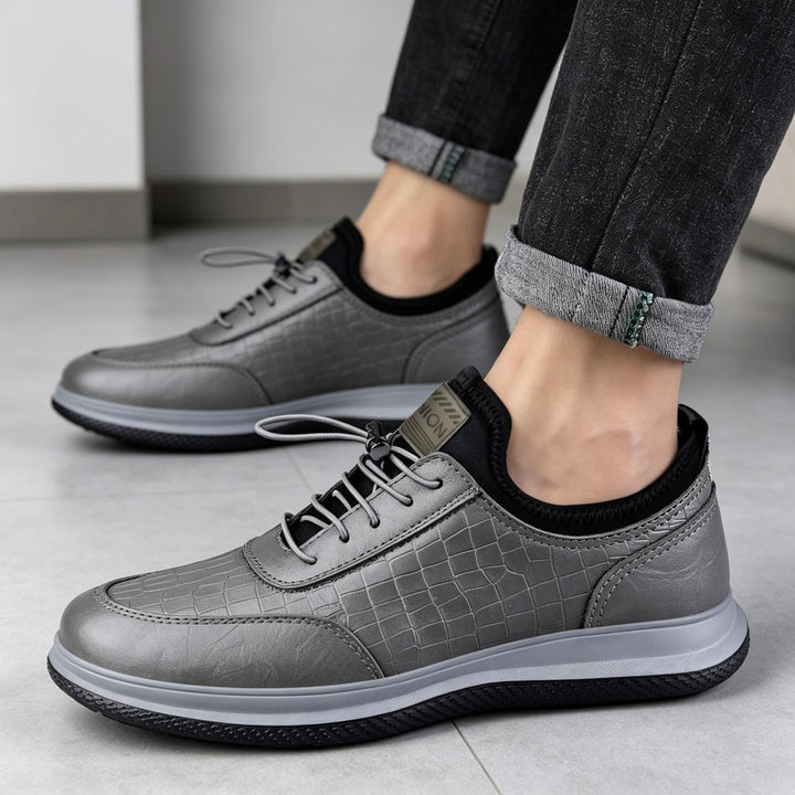 Men Elegant and Stylish Leather Sneakers Mune Fashion