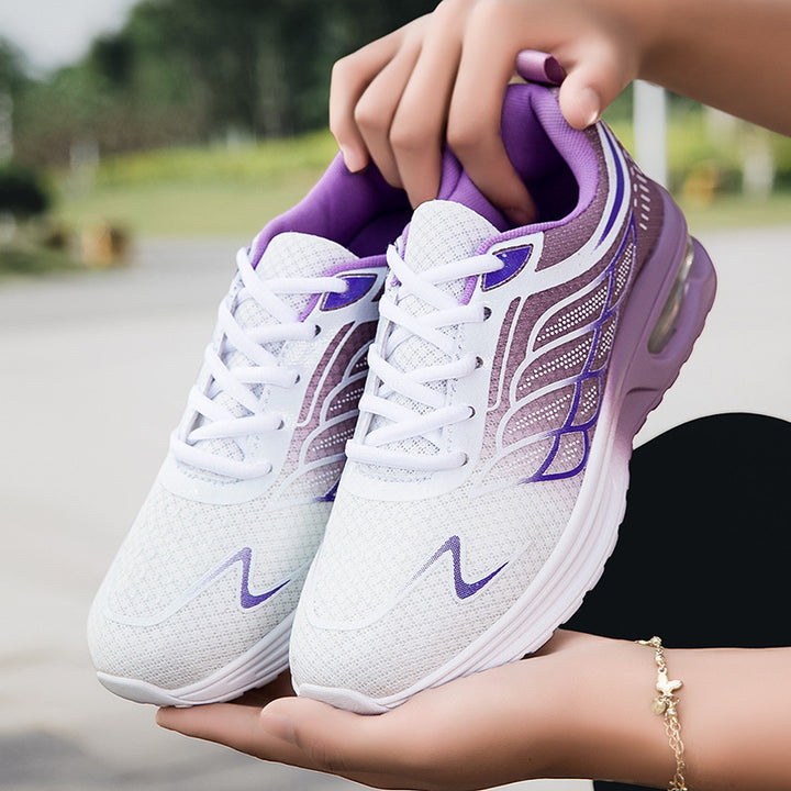 Women's breathable running sneakers with air chamber cushioning and padded memory footbed Mune Fashion