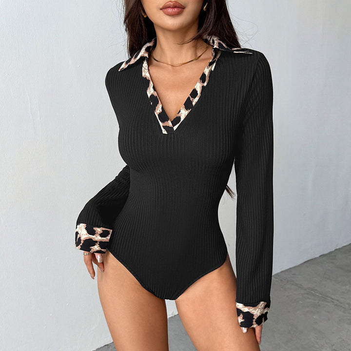 Women’s knitted bodysuit with animal motif Mune Fashion