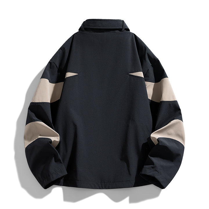Men's Fashion Sport Jacket with High Collar Mune Fashion