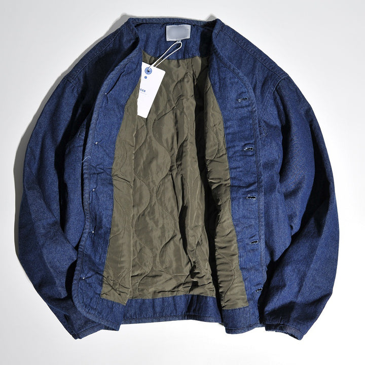 Men's Thermal Insulated Denim Jacket Mune Fashion
