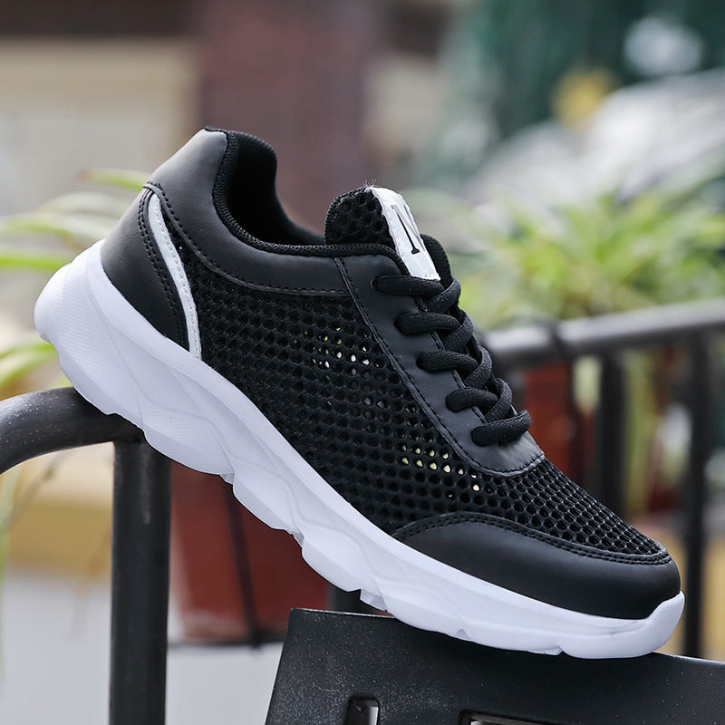 Women's nano lightweight mesh sneakers with ventilated upper material and shock-absorbing wave sole Mune Fashion