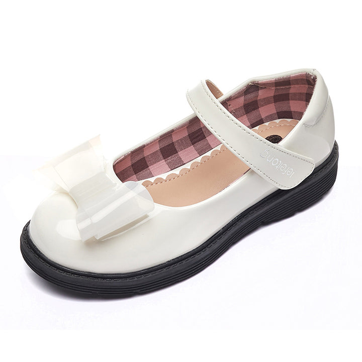 Girl's ballerinas with adjustable strap and bow detail Mune Fashion