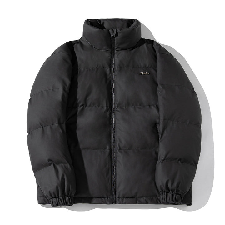 Unisex Boxy Thermo Padded Jacket with High Collar, Windproof Outer Material and Drawstring Hem Mune Fashion
