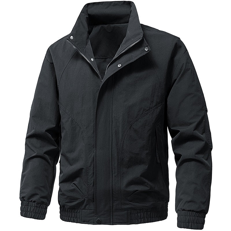 Men's functional jacket with stand-up collar Mune Fashion