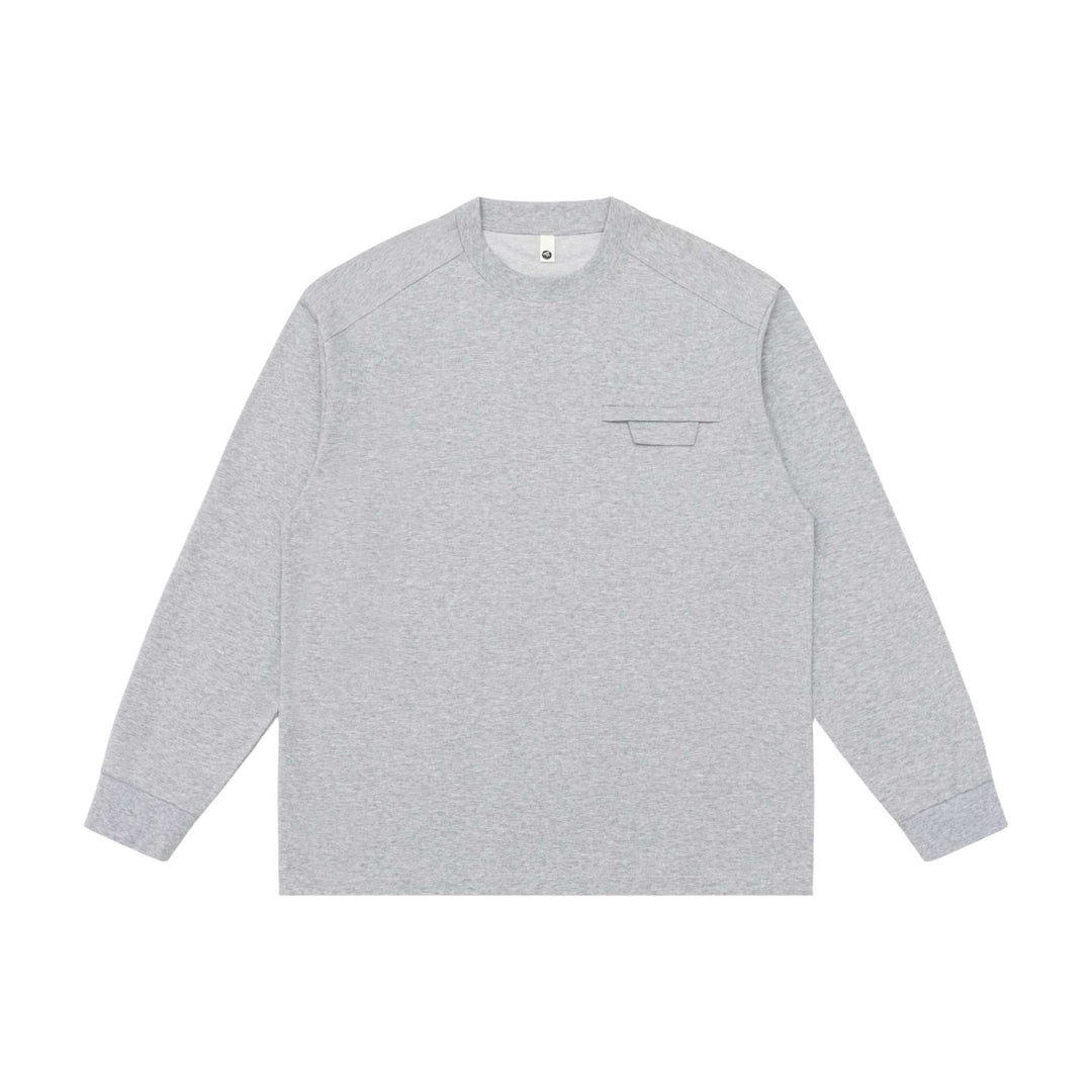 Unisex Oversize Sweatshirt with raglan sleeves and concealed chest flap Mune Fashion