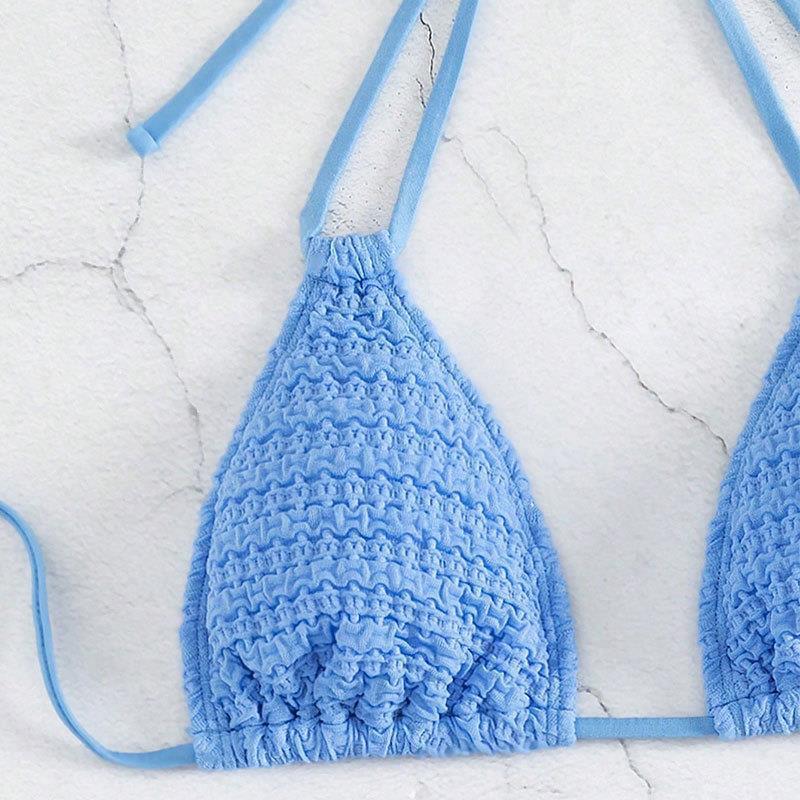 Women’s triangle bikini with playful tying system Mune Fashion