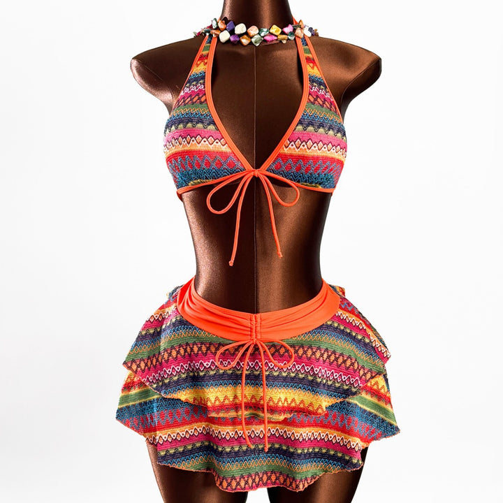 Women Bikini with trendy all-over pattern Mune Fashion