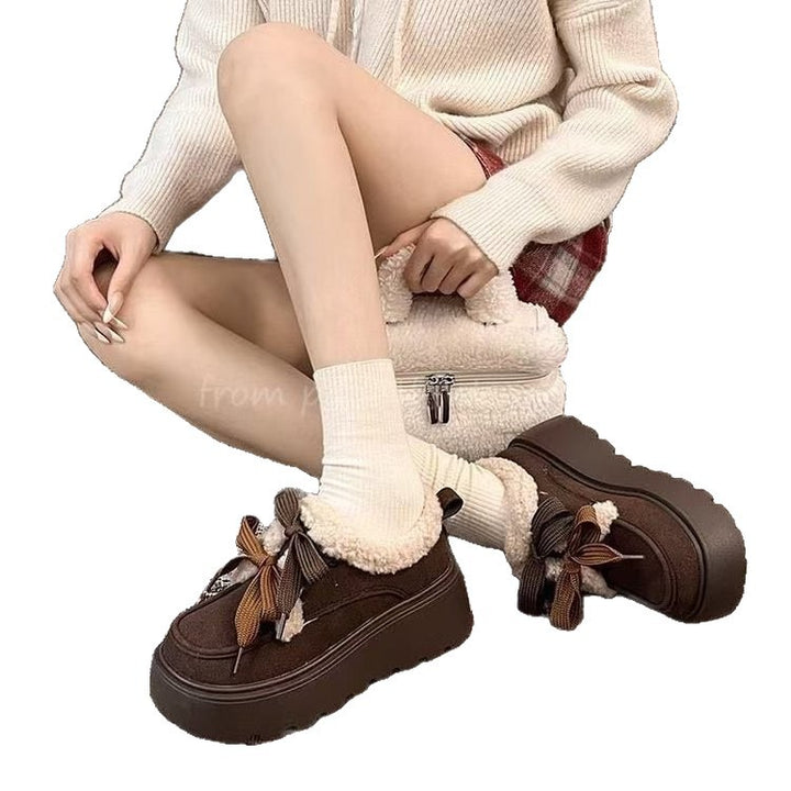 Women's comfortable and warm sneakers with cozy inner lining Mune Fashion
