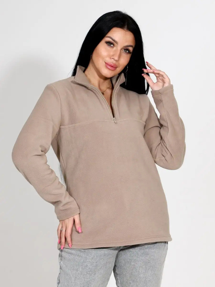 Women's Cozy Fleece Sweater Mune Fashion
