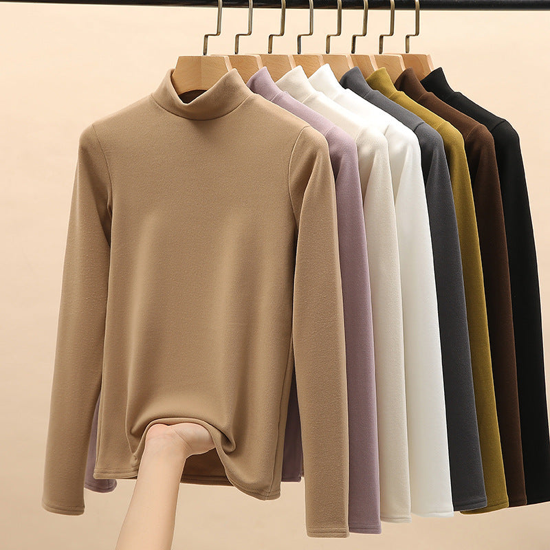 Women's long sleeve shirt with high collar Mune Fashion 1787619958