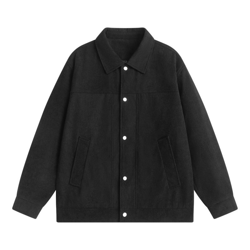 Men's overshirt jacket in utility design with button placket and patch pockets Mune Fashion