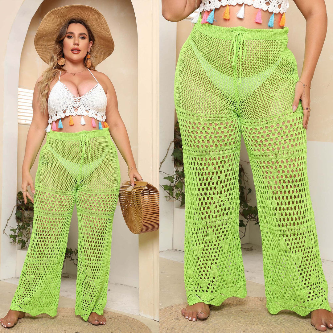 Women's Mesh Structure Beach Pants Mune Fashion