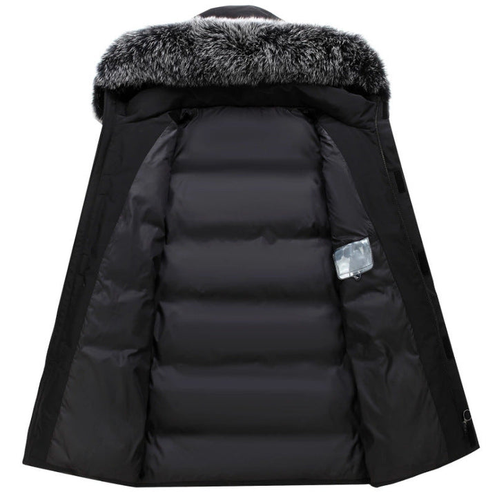 Women's Winter Parka with Removable Hood and Cozy Faux Fur Mune