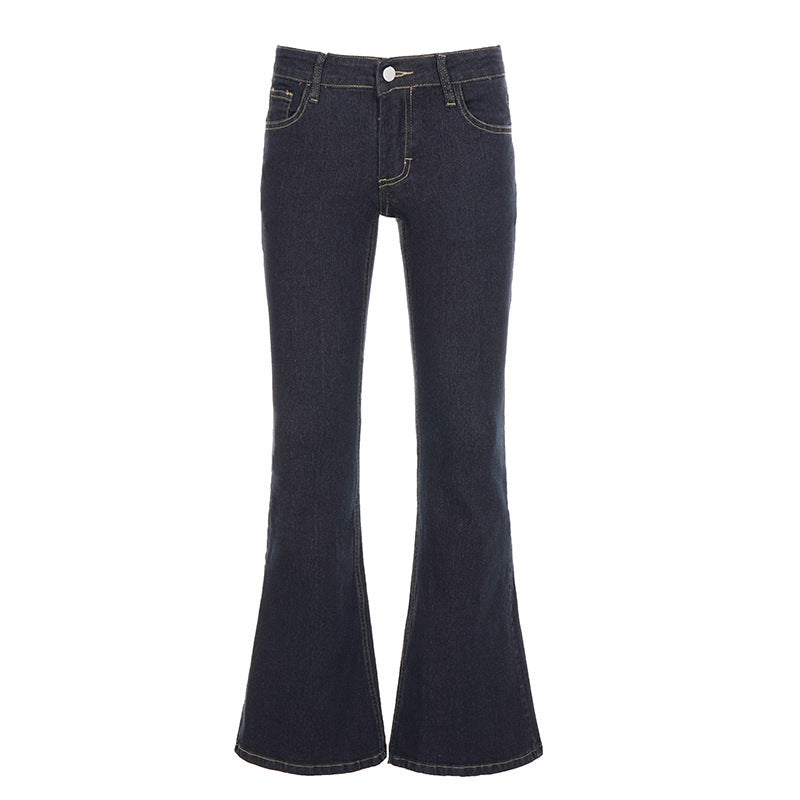 Women Flared Jeans with a strong flared leg and figure-hugging hip fit Mune Fashion