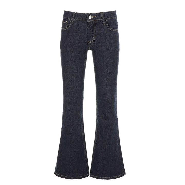 Women Flared Jeans with a strong flared leg and figure-hugging hip fit Mune Fashion
