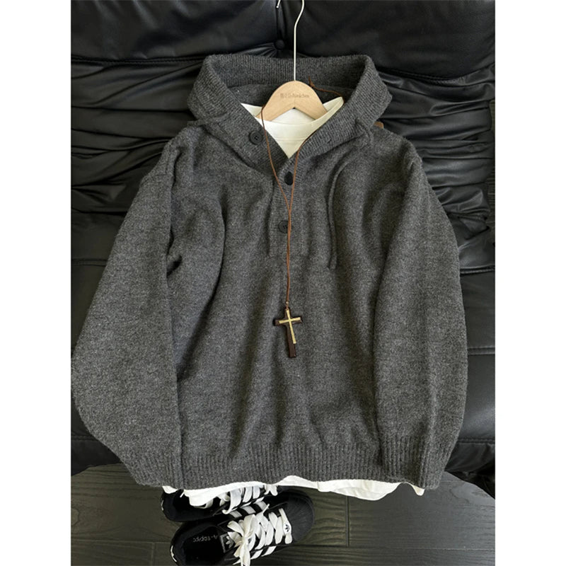 Women's Cozy Hoodie with Button Details Mune Fashion