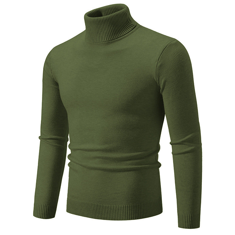 Men's Turtleneck Sweater Made Of High-Quality Cotton with A Pleasant Wearing Feel Mune