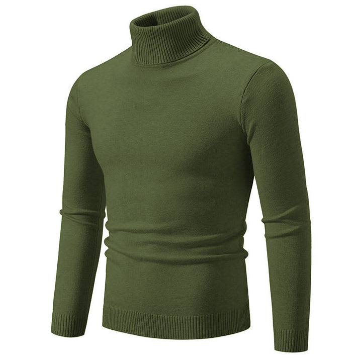 Men's Turtleneck Sweater Made Of High-Quality Cotton with A Pleasant Wearing Feel Mune