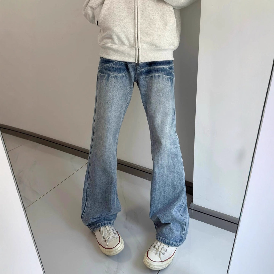 Women Stylish Flared Jeans Mune Fashion