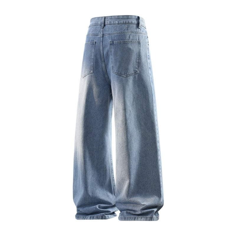 Women's wide high-waisted baggy jeans in vintage look with extra wide leg Mune Fashion