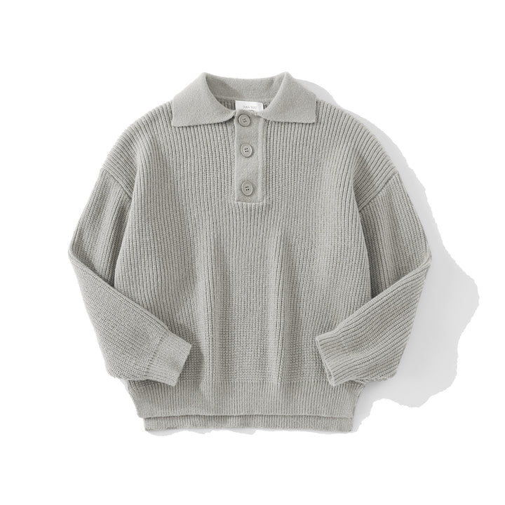 Women's Comfortable Knit Sweater with Button Details Mune Fashion