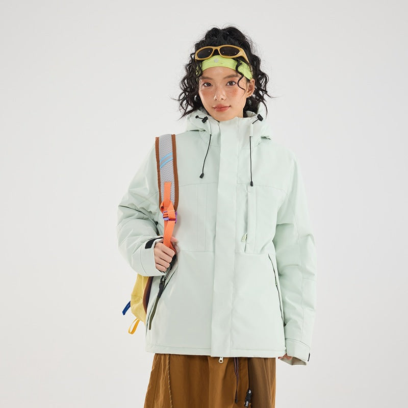 Women's Padded Winter Jacket with Hood, Water Repellent and Windproof Mune Fashion