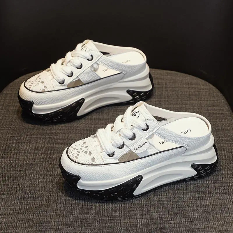 Women's sporty sneakers with open heels and non-slip sole Mune Fashion