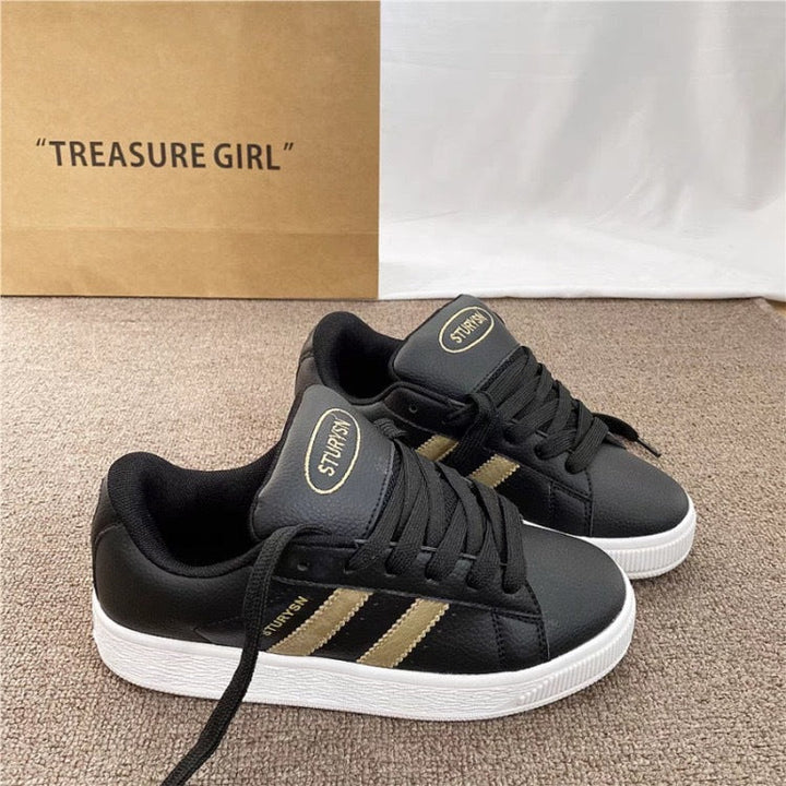 Women's Fashion Sneakers with Stylish Accents and Non-Slip Sole Mune Fashion