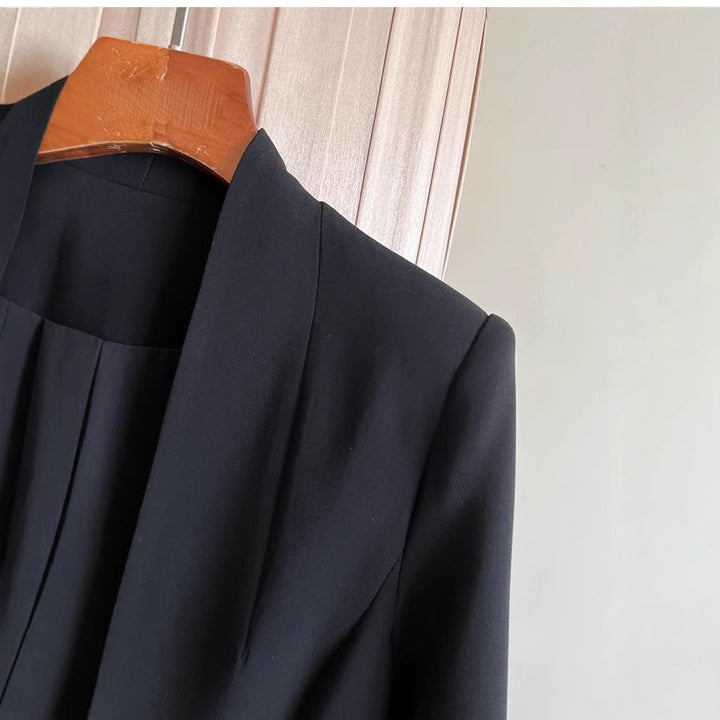 Ladies Elegant Blazer with Asymmetric Cut Mune Fashion