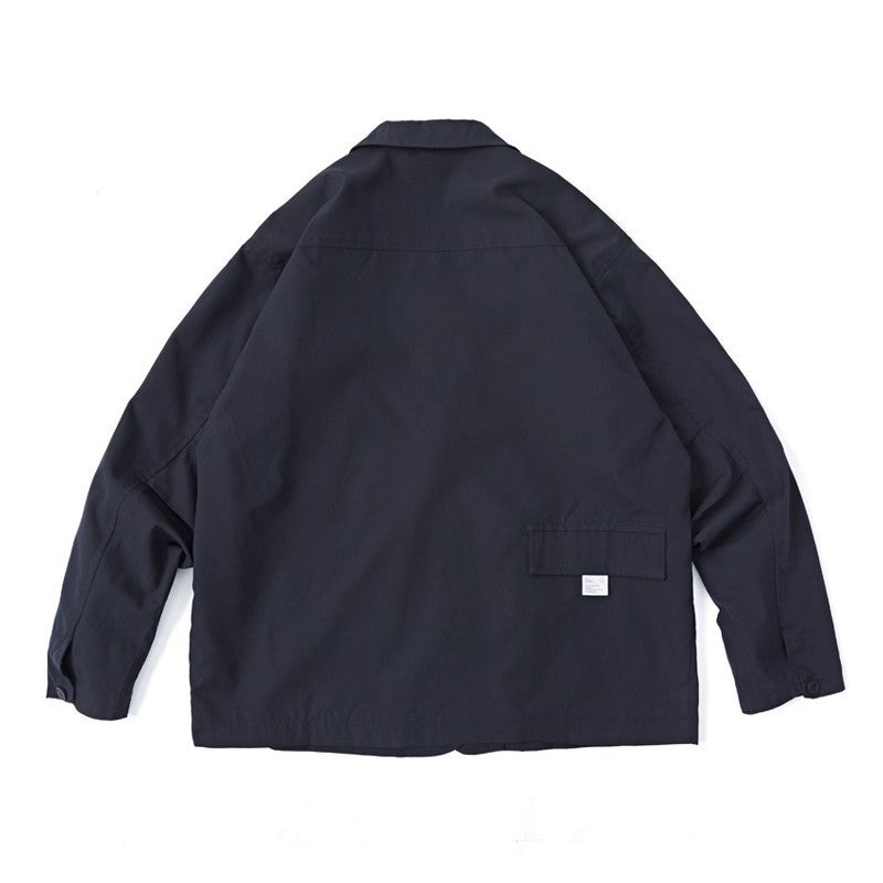 Unisex Loose-Fitting Utility Blazer with Multifunction Pockets Mune Fashion