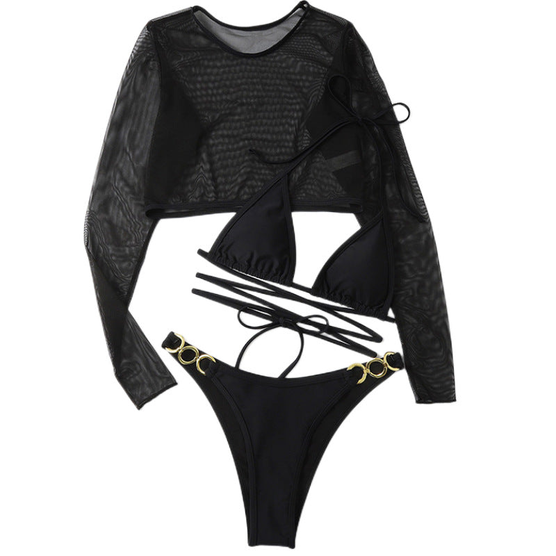 Women’s bikini set with long top and adjustable straps Mune Fashion
