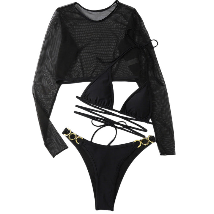 Women’s bikini set with long top and adjustable straps Mune Fashion
