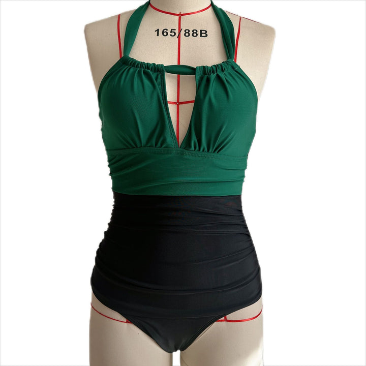 Women's Elegant High-Quality One-Piece Swimsuit with Flattering Ruffle Design Mune Fashion
