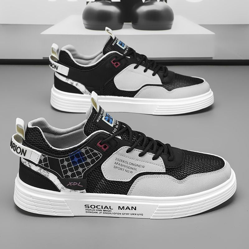 Women's sporty leisure sneakers with breathable upper material and shock-absorbing sole Mune Fashion