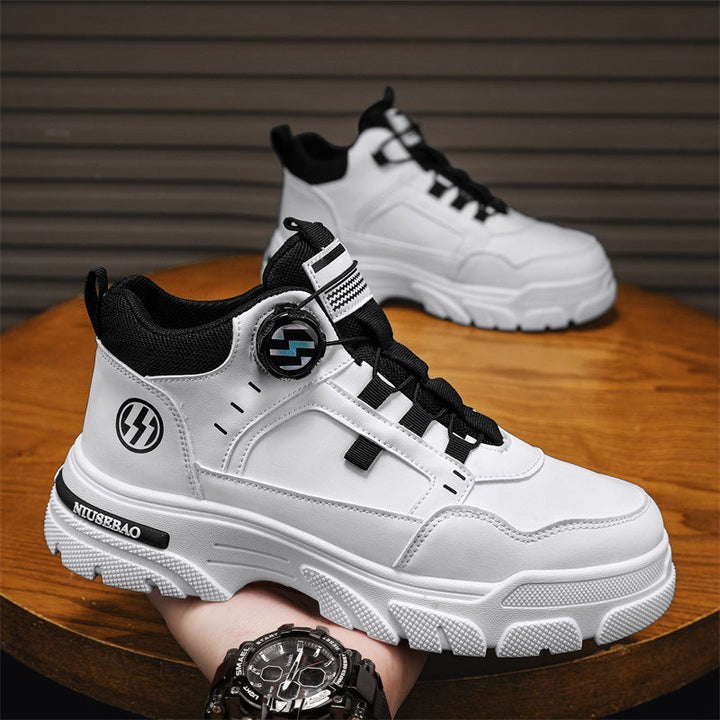 Women's trendy high-top sneakers with quick-drying upper material Mune Fashion