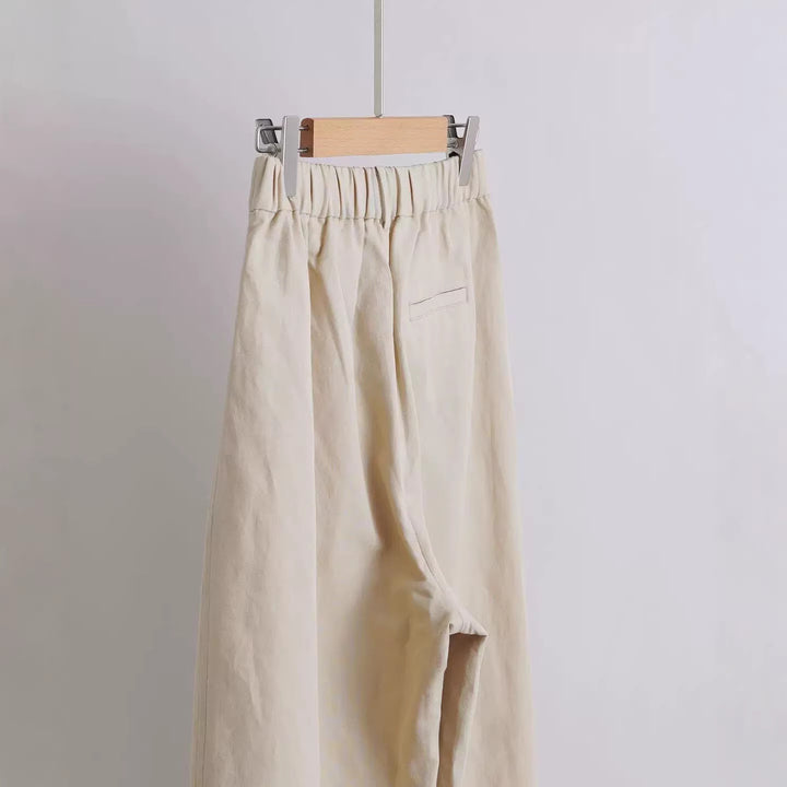 Women's comfortable and casual wide-cut fabric pants Mune Fashion
