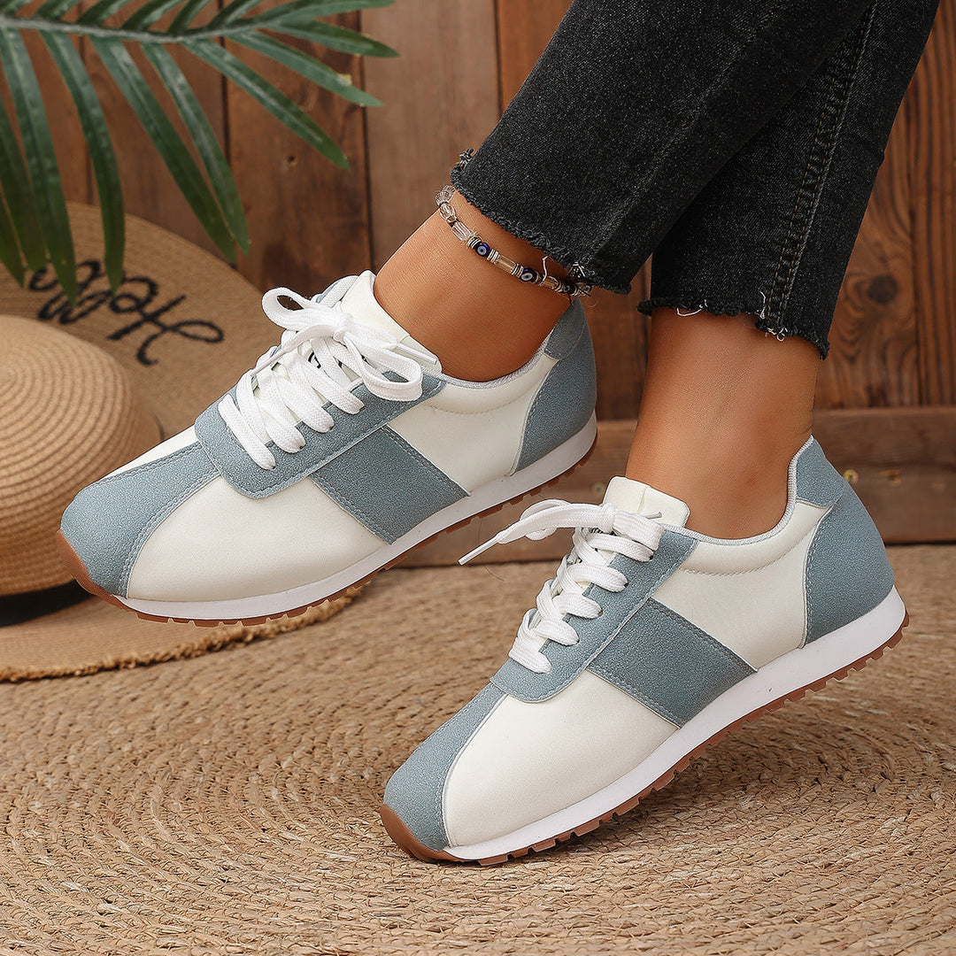 Ladies sporty casual sneakers with durable upper material and non-slip sole Mune Fashion