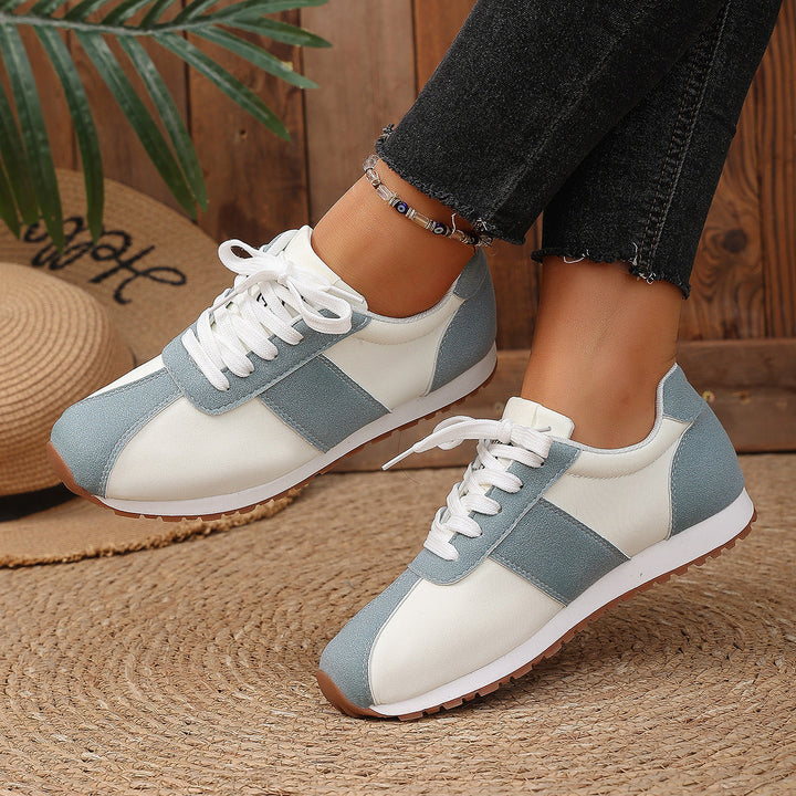 Ladies sporty casual sneakers with durable upper material and non-slip sole Mune Fashion