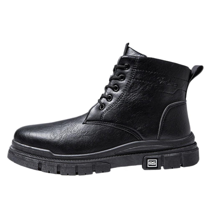 Men's Robust and Stylish Leather Boots Mune Fashion