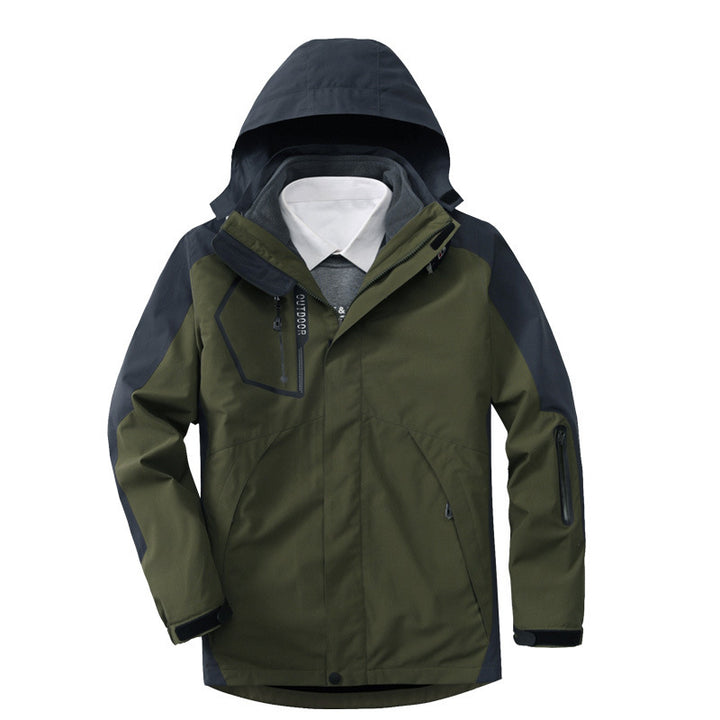 Men's breathable and waterproof softshell outdoor jacket with welded seams and multifunctional pockets Mune Fashion