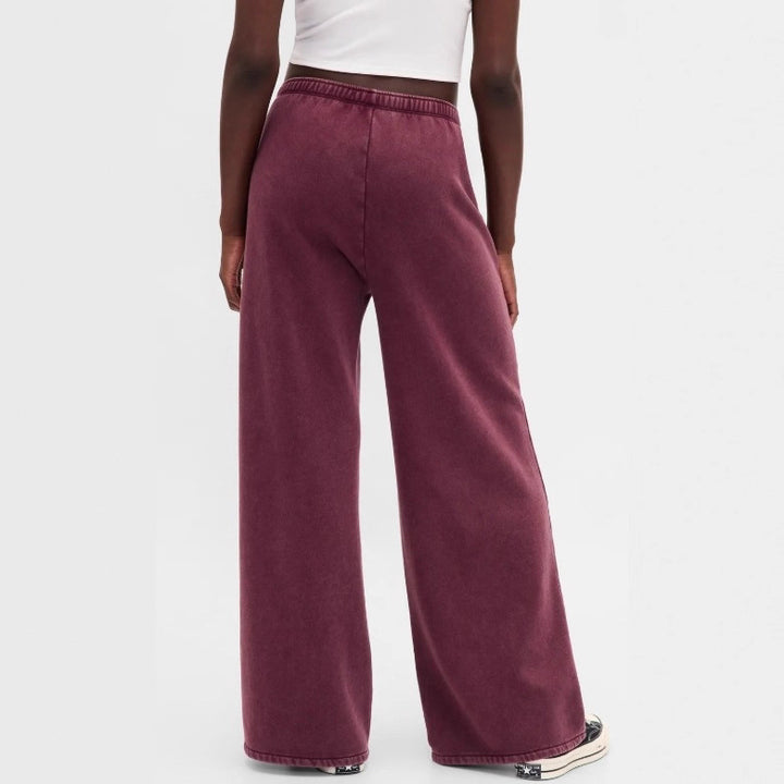 Women's two-piece terry loungewear set with zip hooded jacket and wide-cut jogging pants Mune Fashion