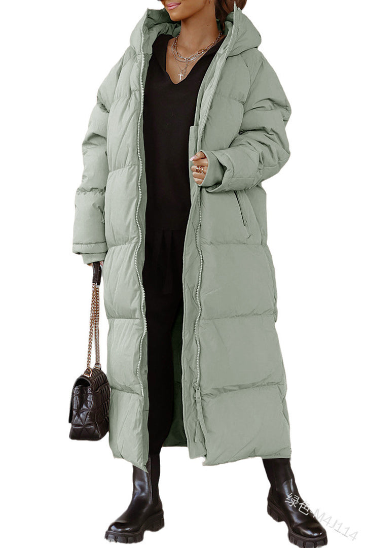 Tailored women's quilted coat winter