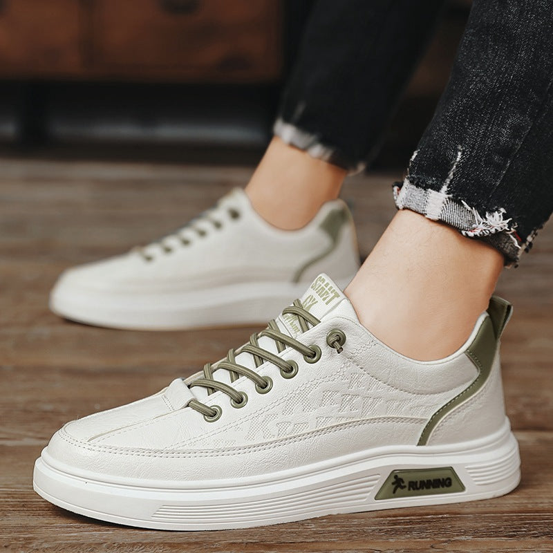 Men's Platform Low-Top Sneakers with Padded Comfort Insole Mune Fashion