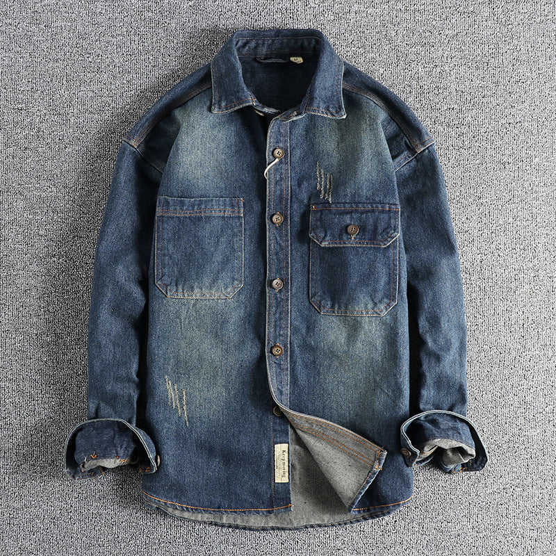 Men's Denim Overshirt Mune Fashion