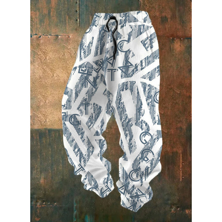 Women's Comfortable Leisure Pants with Creative Print Mune Fashion